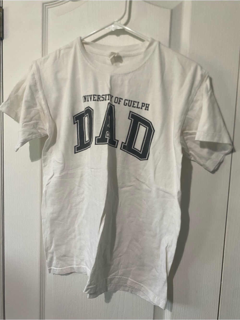 University of Guelph Dad White Graphic Tee